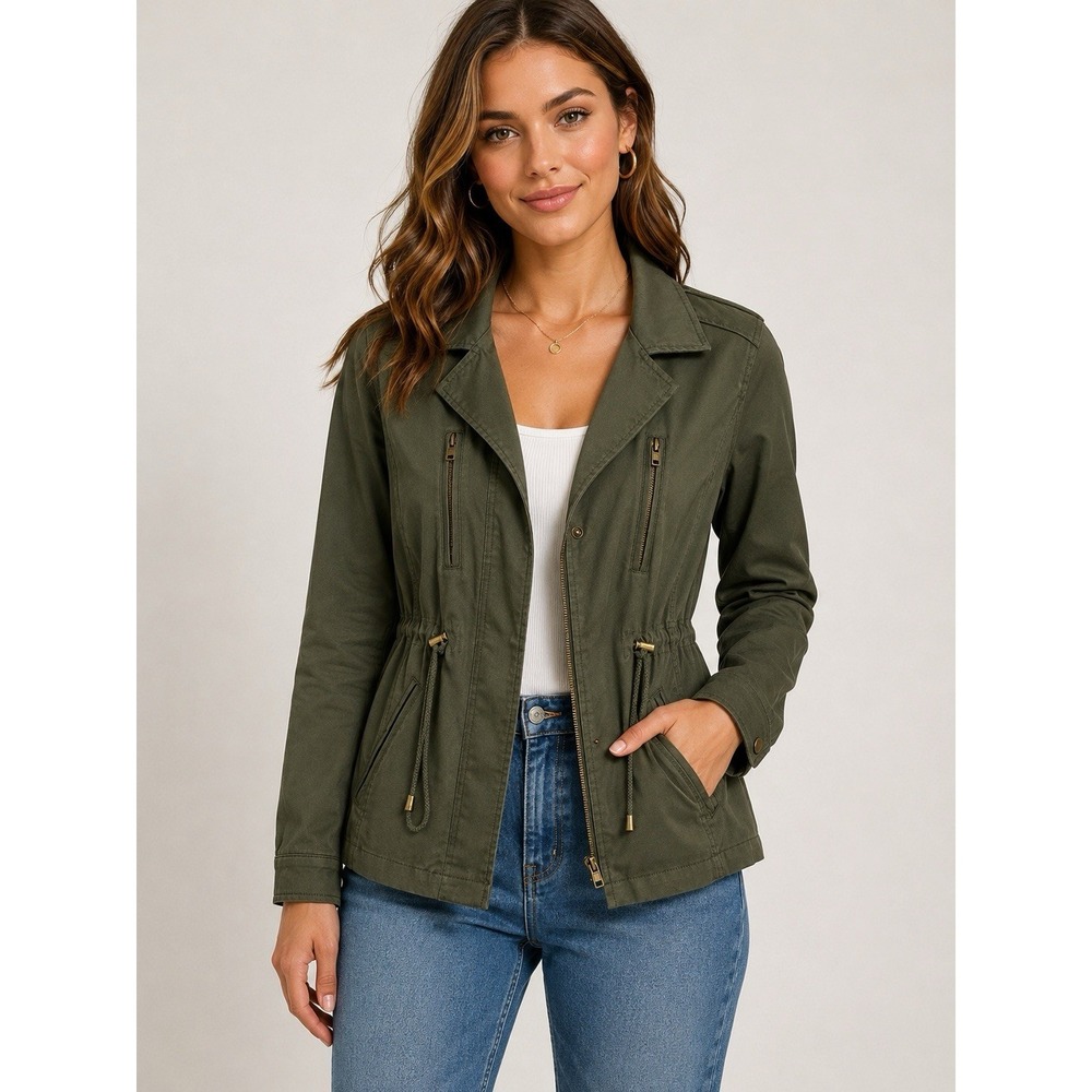 Eden Society Women's Olive Green Utility Jacket – Size Medium